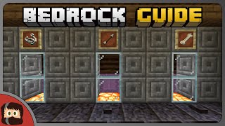 Shulker Box Loader AMAZING Storage Room  Bedrock Guide S1 EP21  Tutorial Survival Lets Play [upl. by Melac555]