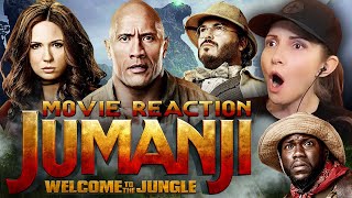 JUMANJI WELCOME TO THE JUNGLE Movie Reaction I LAUGHED NONSTOP [upl. by Nyliuqcaj]