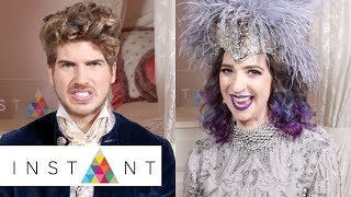 Joey Graceffa Andrea Russett Escape The Night Cast Play This Or That  Instant Exclusive  INSTANT [upl. by Stroud]