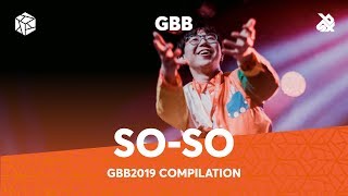 SOSO  Grand Beatbox Battle Loopstation 2019 Compilation [upl. by Nylrahs]