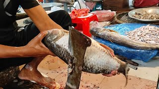 Expert Fish Cutter Shares Rohu Fish Cleaning SECRETS  Fish Cutting Skills [upl. by Jezreel]