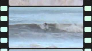 Surfing Hurricane Earl Eastern Passage Nova Scotia [upl. by Marutani419]