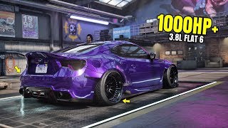 Need for Speed Heat Gameplay  1000HP SUBARU BRZ PREMIUM Customization  Max Build 400 [upl. by Enreval]