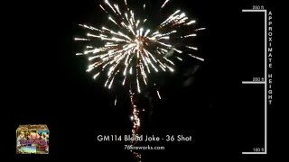 Blond Joke Fireworks  36 Shot [upl. by Ludovico246]