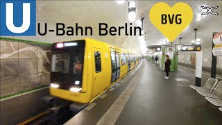 UBahn Berlin  Metro  BVG  March 2020 [upl. by Eicrad]