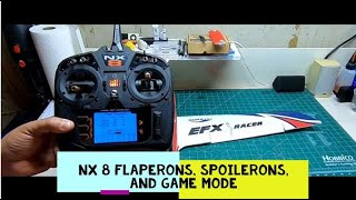 NX 8 Advanced Functions  Flaperons Spoilerons and Game Mode [upl. by Beattie]