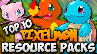 Top 10 Minecraft Pixelmon Resource Packs 189  Minecraft Pokemon Texture Packs [upl. by Lula]