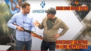 🎯🎯🎯 Krieghoff Semprio InLineRepetierer auf der Jagd amp Hund 2023 in Dortmund 🎯🎯🎯 [upl. by Noyahs521]