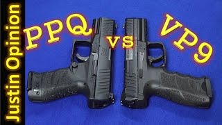 HK VP9 vs Walther PPQ [upl. by Fujio]