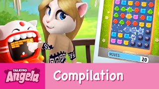 My Talking Angela  Gameplay Compilation [upl. by Anirtik]