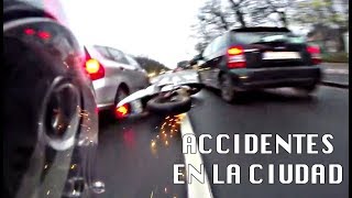 Los 5 accidentes  choques de moto mas comunes en ciudad [upl. by Bodi593]