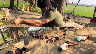 Powerful exercise  bazi jand  fateh rustam kabaddi club jand [upl. by Cindra]