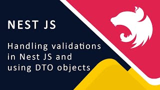 04 Validatioin in Nest JS and DTO objects  Nest JS Node JS tutorials [upl. by Lossa]