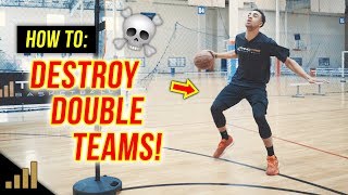 How to EASILY Beat a Double Team in Basketball [upl. by Lussi824]