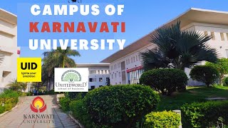 Karnavati University Blog  Campus Tour  UID  KSD  USLM  Gandhinagar  Gujrat [upl. by Odarnoc991]