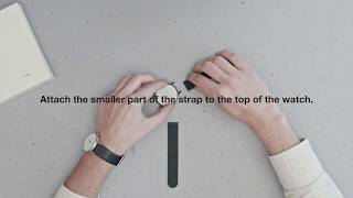 How to attach a strap to your watch using spring bars [upl. by Anilorak]