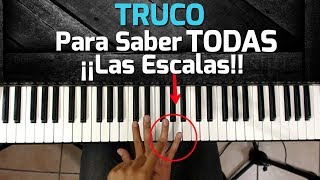 CLASES DE PIANO PRINCIPIANTES  2 Trucos Para Aprenderte Las Escalas [upl. by Keriann743]