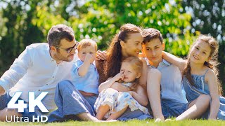 Happy Family Video in 4K Ultra HD  4K Relaxation Video  Earth Spirit [upl. by Eelik]