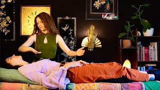 ASMR Reiki  Real Person Energy Healing Session guided meditation soft spoken relaxing music [upl. by Jamieson559]