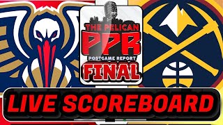 LIVE Pelicans vs Nuggets Scoreboard  Western Conference Showdown [upl. by Ynaffital]