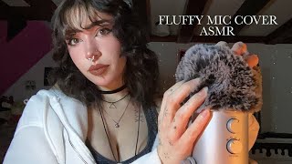 Fluffy Mic Cover Scratching ASMR  Mic Tapping Whispering Rambling [upl. by Gilda970]