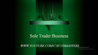 Sole Trader Business  Advantages and Disadvantages [upl. by Ayhay]