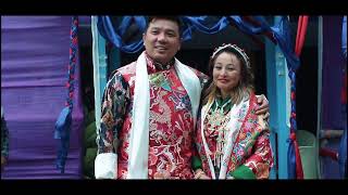 RINZING WANGDI BARFUNGPA WEDS SHERAP PALMU LADINGPA  BHUTIA SIKKIMESE WEDDING [upl. by Rhonda859]