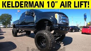 Ford F350 Superduty Diesel Kelderman 10 inch Air Lift  Full Exterior Walkaround [upl. by Nailij]