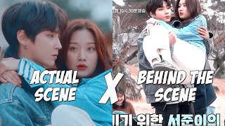 Actual scene ✗ bts  Seo Jun picked up Ju Kyung makes Suho jealous True beauty Ep 8 BTS Engsub [upl. by Xenophon]