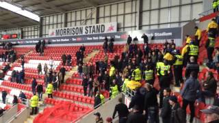 Millwall FC fans at Rotherham United away [upl. by Odracer]