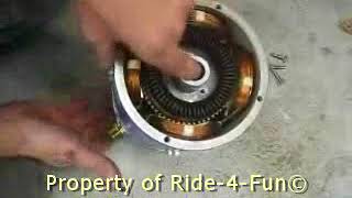 Ride4Fun GEM Car Motor Install [upl. by Ahsihat]