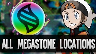 How amp Where to catchget  All 48 Megastones Locations in Pokemon Omega Ruby amp Alpha Sapphire [upl. by Enaoj]