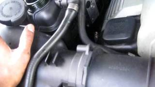 RADIATOR How to Replace2003 BMW 745LI [upl. by Clougher]