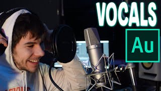 How to Record amp Mix Vocals in Adobe Audition 100 STOCK PLUGINS [upl. by Ahseila]