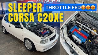 Opel corsa B powerbox Top speed [upl. by Lambertson]