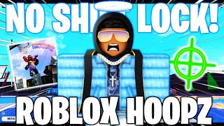 NO SHIFT LOCK CHALLENGE😱  ROBLOX HOOPZ [upl. by Biamonte]