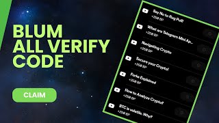 blum all verify code  blum verify keyword  blum academy verify code  blum keyword today [upl. by Epstein]