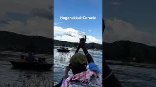 Coracle Journey ⭐️ coracleride hogenakkalwaterfalls bangalore nature travel explore [upl. by Nowed]