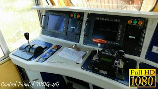 Inside WDG4D  Control PanelNotching UpHonking  Indian Railways [upl. by Kroll]