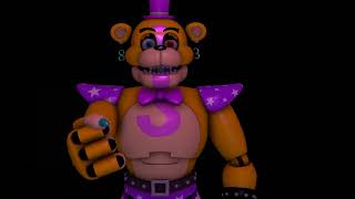 FNaF SFM Glamrock Fredbear Voice Lines Animated [upl. by Consuelo]