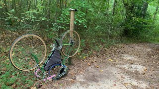 Shredding Bike Paths And Singletrack On My 1970s Touring Bike [upl. by Miuqaoj996]