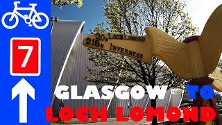 National Cycle Network Route 7 Glasgow Loch Lomond Dumbarton Balloch Cycle Path Guide [upl. by Christoper]