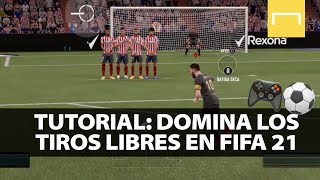 Tutorial Domina los tiros libres en FIFA21 [upl. by Ploch84]