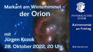 Markant am Winterhimmel – der Orion [upl. by Lemrahc973]