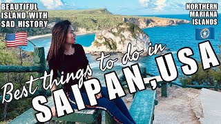 BEST THINGS TO DO IN SAIPAN USA  Beautiful Island with Sad History Northern Mariana Islands [upl. by Karlise790]