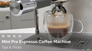 How to Make an Espresso  Smeg EMC02 [upl. by Ainesy187]