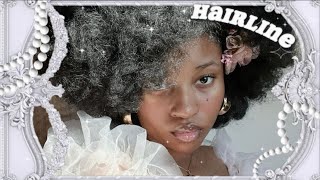 Lower Hairline  Long Baby Hairs [upl. by Hairabez598]