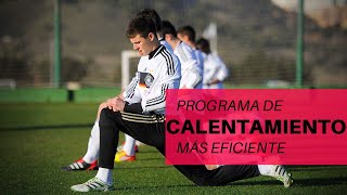 EJERCICIOS de CALENTAMIENTO para FÚTBOL  Equipo Profesional [upl. by Vivien]