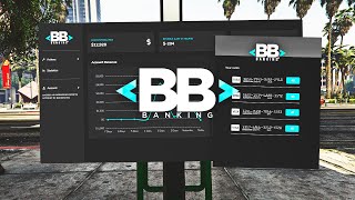 BBBanking  Advanced FiveM Banking System Showcase [upl. by Ynomrah679]