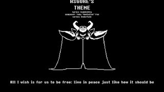 ⌈Original Lyrics⌋ Asgores Theme ⌈Undertale ⌋ [upl. by Luy]